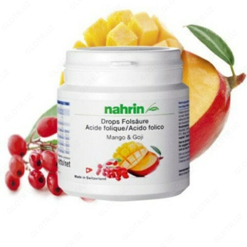 Fang kislotasi mango va goji bilan Shveytsariyaning Nahrin