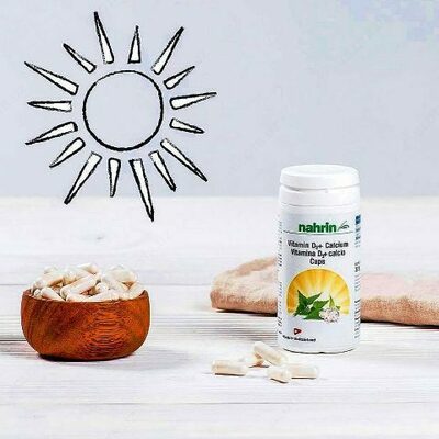 Kapsüller Vitamin D3 + Kaltsiy Shveytsariya Nahrin