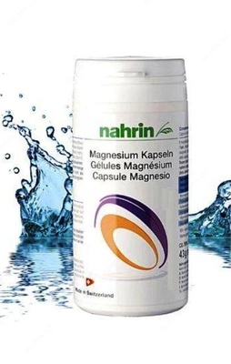 Nervlar uchun magnezium kapsulalari Shveytsariya Nahrin