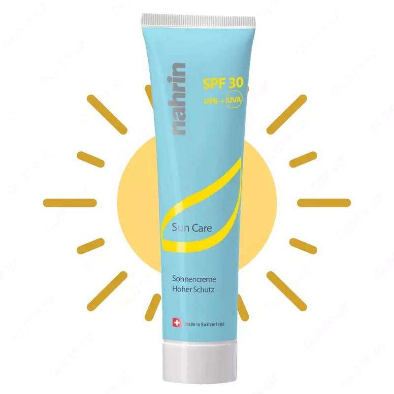 Quyoshdan himoya qiluvchi "SPF 30" Shveytsariya Nahrin (100 ml) Shveytsariya