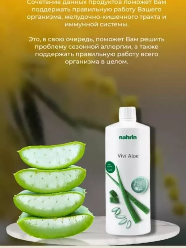 Сок Виви Алоэ для ЖКТ Swiss Nahrin