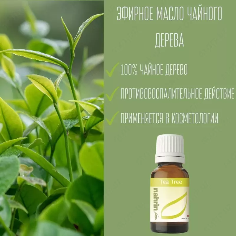  Choy daraxti universal efir moyi Swiss Nahrin (15 ml) Shveysariya Chakana savdo