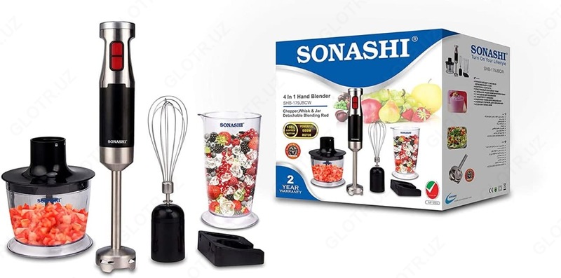 Sonashi SHB-179JBCW 1-da qo'l aralashtirgich