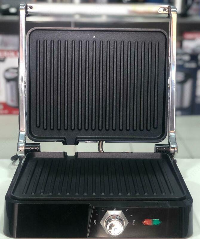 Гриль электрический DSPKB1049 профессиональный с функцией контроля температуры [1800 ВТ]