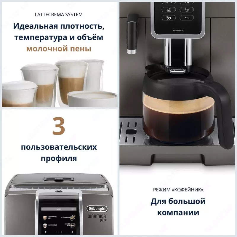 Кофемашина DeLonghi ECAM370.95.T