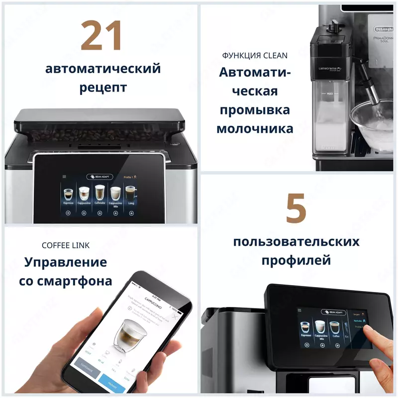 Кофемашина DeLonghi ECAM610.74.MB - Кофемашины