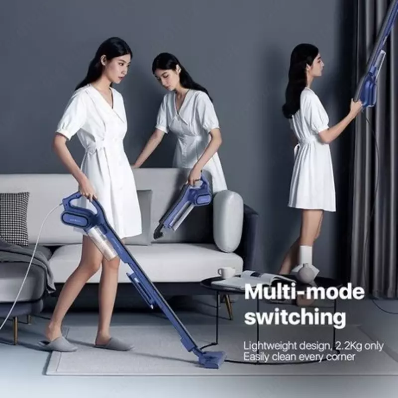 Ручной пылесос DEERMA DX810 с фильтром HEPA Сильная мощность всасывания