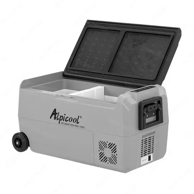 avtomobil muzlatgichi Alpicool T36 (36L). Ikki kamerali