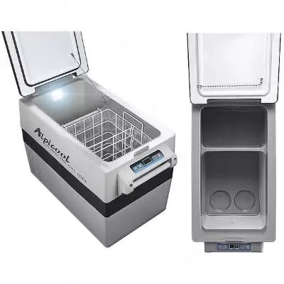 avtomobil muzlatgichi Alpicool T36 (36L). Ikki kamerali