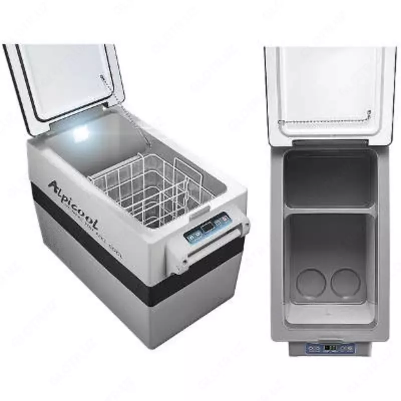 Автомобильный холодильник Alpicool T36 (36L). Двухкамерный