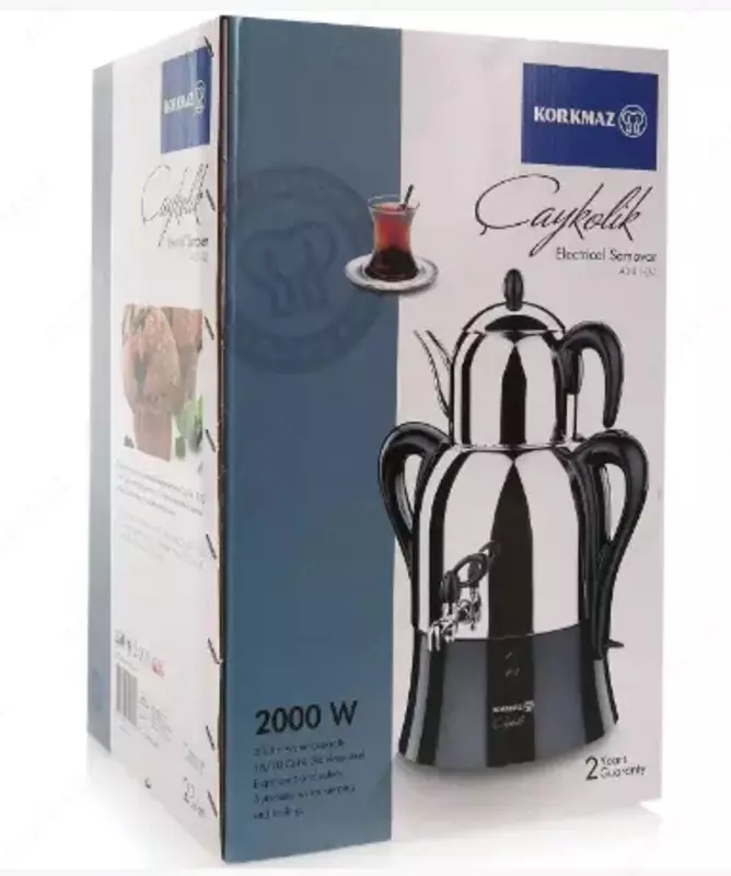 Электрический самовар 3 л KORKMAZ A341-04
