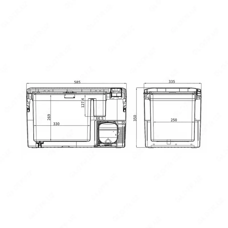 Автохолодильник Alpicool K25 5 317 000 сум - TECHNOHOUSE