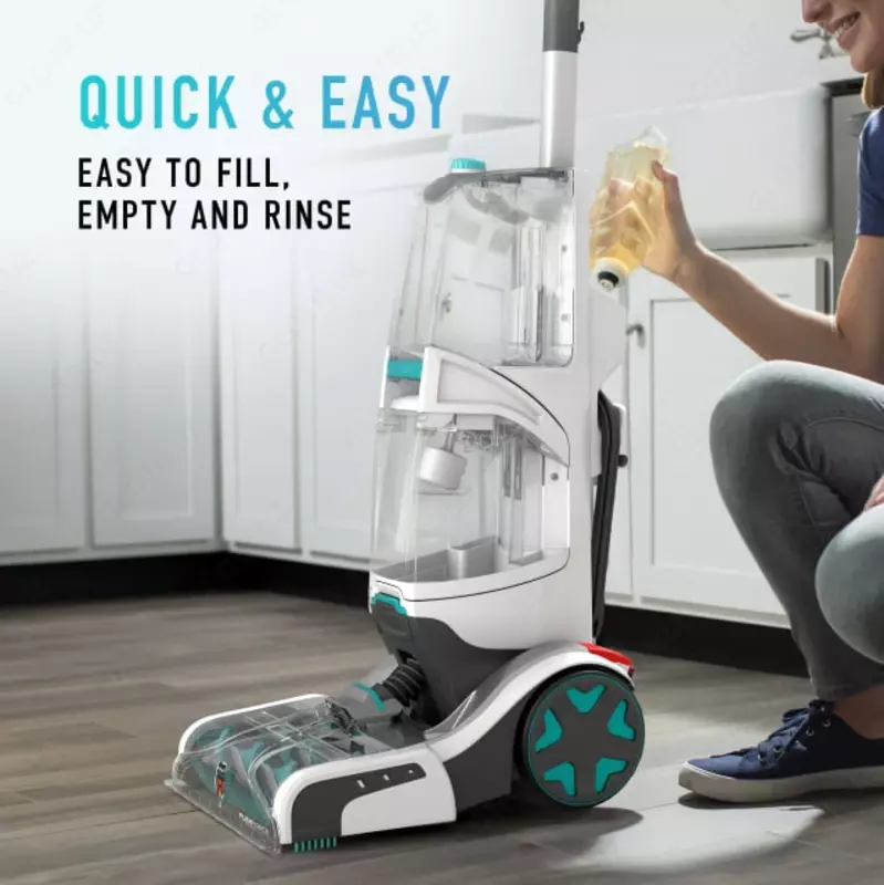 Автоматическое чистящее средство для ковров Hoover Smartwash, FH52000, бирюзовый