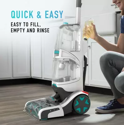 Автоматическое чистящее средство для ковров Hoover Smartwash, FH52000, бирюзовый