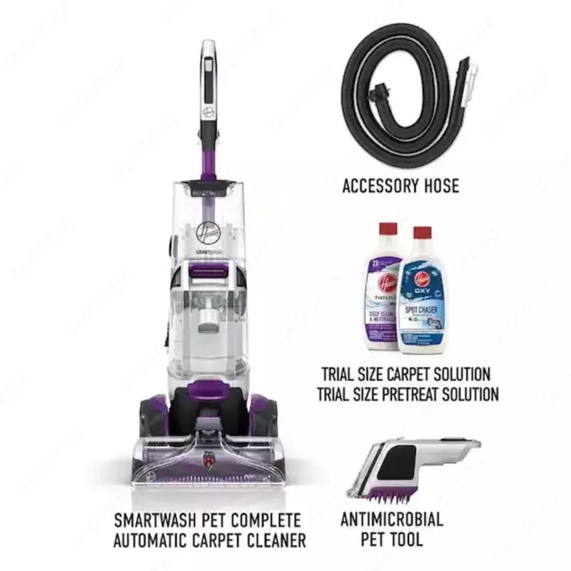 Вертикальный пылесос Hoover SmartWash PET Полное чистящее средство для ковров