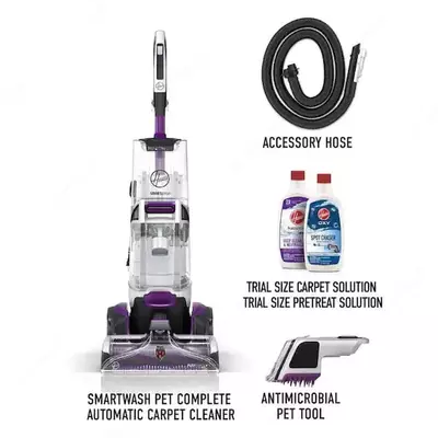 7 150 000 сум / шт. Вертикальный пылесос Hoover SmartWash PET Полное чистящее средство для ковров
