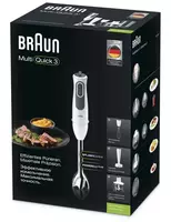 Погружной блендер 4 в 1 Braun Minipimer 3 MQ3137WH TECHNOHOUSE