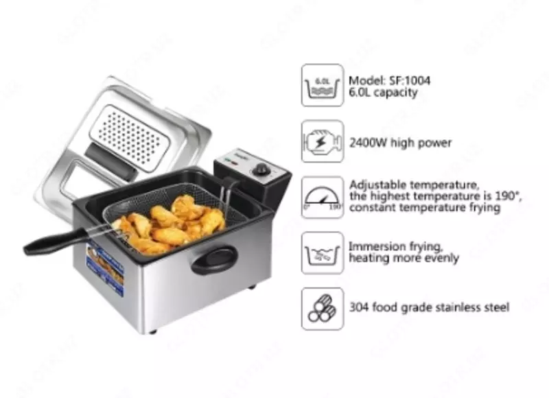 Фритюрница 6 л Sonifer SF-1004 - 970 000 сум