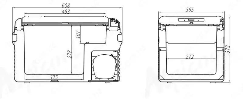 Avto xolodilnik Alpicool CL30 - TECHNOHOUSE
