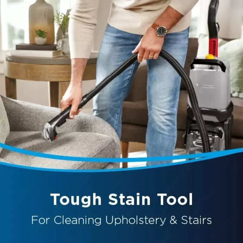 Моющий пылесос BISSELL Powerclean 2X Upright Carpet Washer 3112K Charcoal Gray/MamboRed