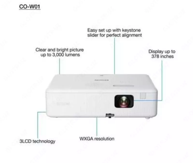  Проектор Epson CO-W01 - TECHNOHOUSE