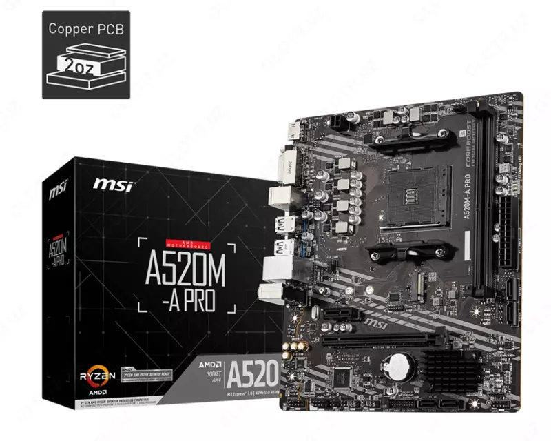 MSI AMD AM4 A520M-A Pro DDR4