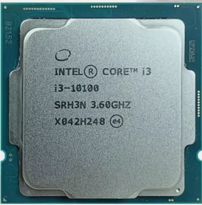 Процессор Intel Core i3-10100, 3.6 GHz