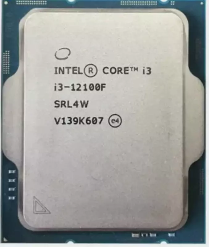 Процессор Intel Core i3-12100F, 3.3 GHz