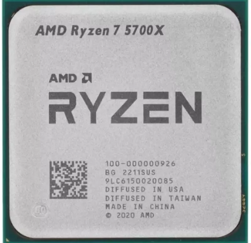 Процессор AMD Ryzen 7 VERMEER 5700X - 3.4 GHz