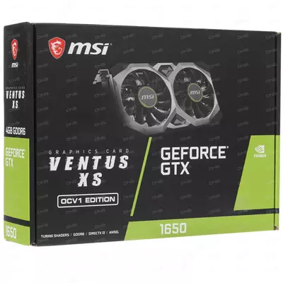 Видеокарта MSI 4GB GeForce GTX 1650 D6 VENTUS XS