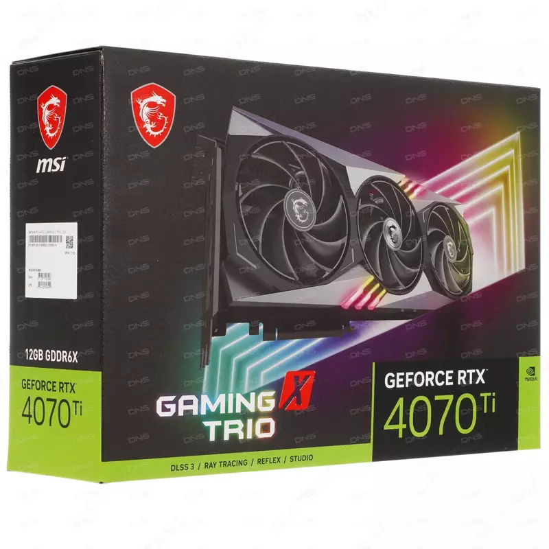 MSI 12GB GeForce RTX 4070 Ti GAMING X TRIO