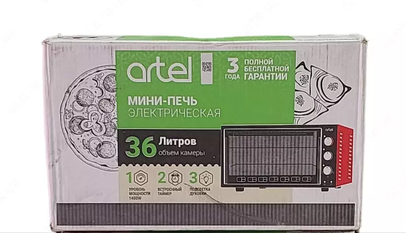 Мини печь 36 литр  Artel MD-3618 Lux