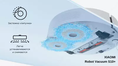 Робот-пылесос Xiaomi Mi Robot Vacuum S10 белый