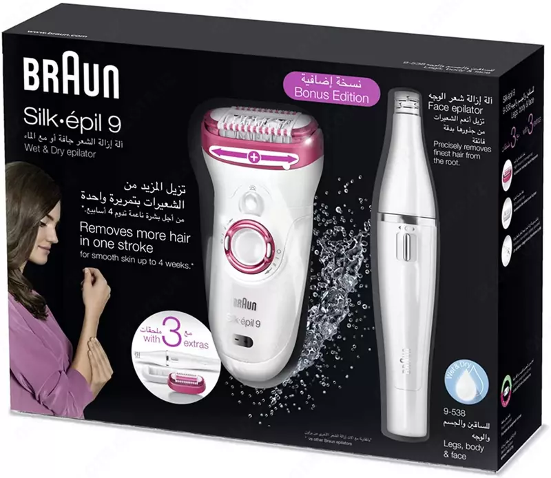 ЭПИЛЯТОР Braun 9-538 Silk-epil 9