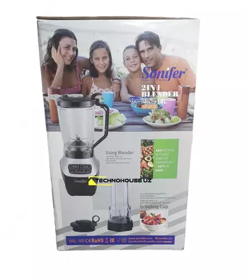 Блендер Sonifer SF-8128 1,5 л / 1500 Вт 2 в 1