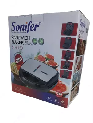 Вафельница 5 в 1 Sonifer SF-6170
