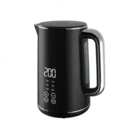 Электрочайник Hofmann SKT17DBK/HF черный+стальной