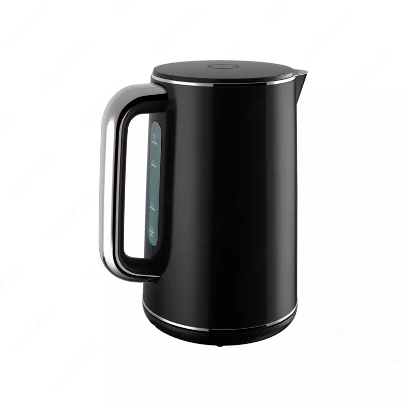 Электрочайник Hofmann SKT17DBK/HF черный+стальной