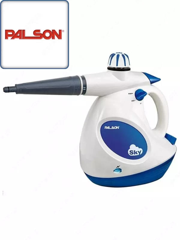 Пароочиститель, отпариватель Palson Limpiador Sky 30582, синий - белый