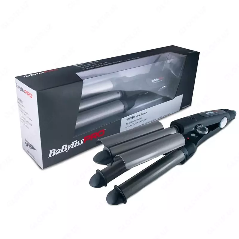 Профессиональная тройная плойка для волос, BaByliss PRO Triple Barrel Waver BAB2269TTE, 22-19-22 мм