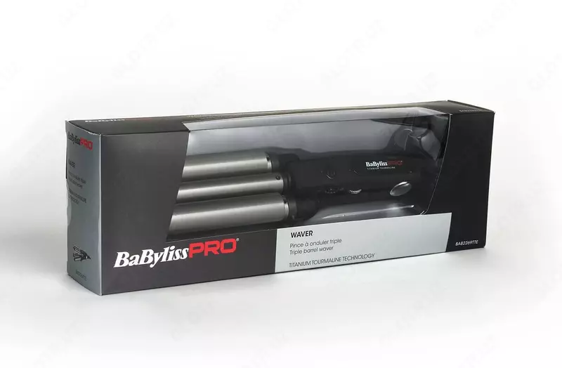 Профессиональная тройная плойка для волос, BaByliss PRO Triple Barrel Waver BAB2269TTE, 22-19-22 мм