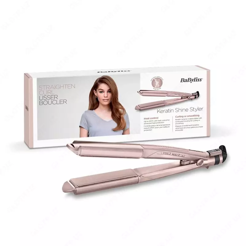Sochni to'g'rilash vositasi Babyliss ST335AE, pushti