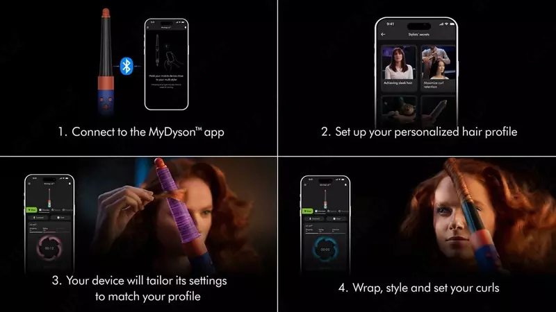 Yangi multi-stayler va fen Dyson Airwrap id™ Straight+Wavy (Ceramic Patina/Topaz)