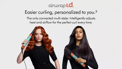 Новый мультистайлер и фен Dyson Airwrap id™ Straight+Wavy (Керамическая патина/Топаз)