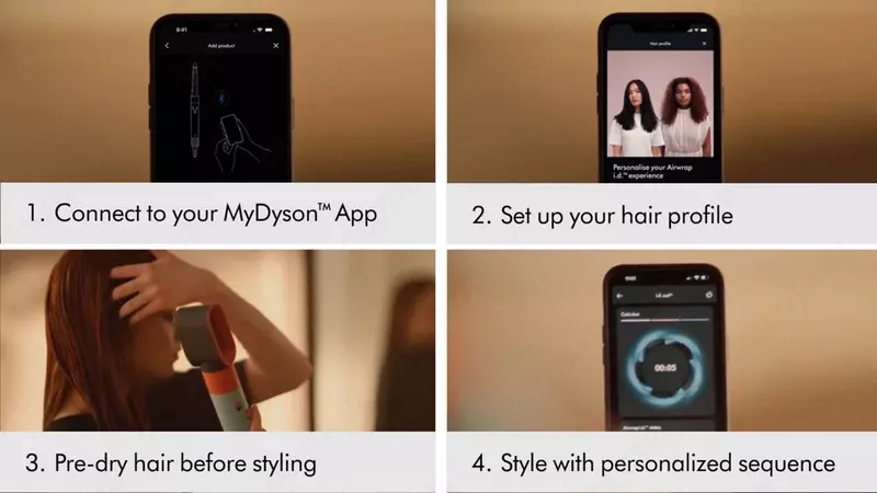 Yangi multi-stayler va fen Dyson Airwrap id™ Straight+Wavy (Ceramic Patina/Topaz)