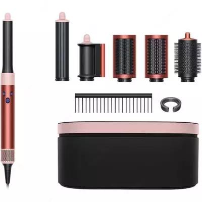 Мультистайлер и фен Dyson Airwrap™ Straight+Wavy (Клубнично-бронзовый/Розовый)