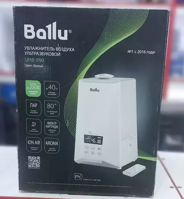 Ультразвуковой увлажнитель воздуха 40 м²  Ballu UHB-990