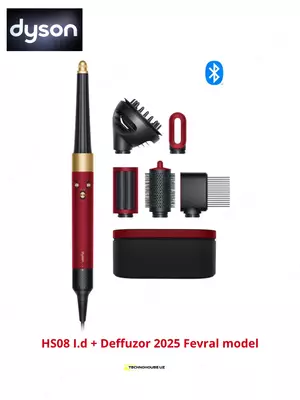 Multi-styler va fen mashinasi Dyson id HS08 Red velvet + defuzor