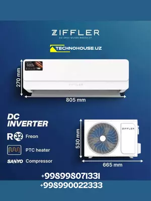 Кондиционер ZIFFLER MONAKO 12 Inverter в Ташкенте и Узбекистане