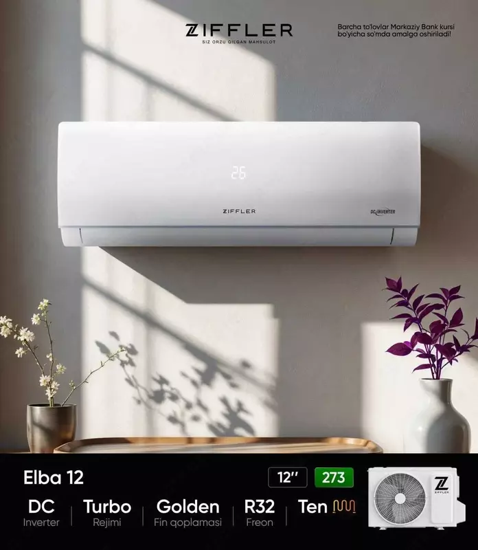 Konditsioner Ziffler Elba 12 Inverter